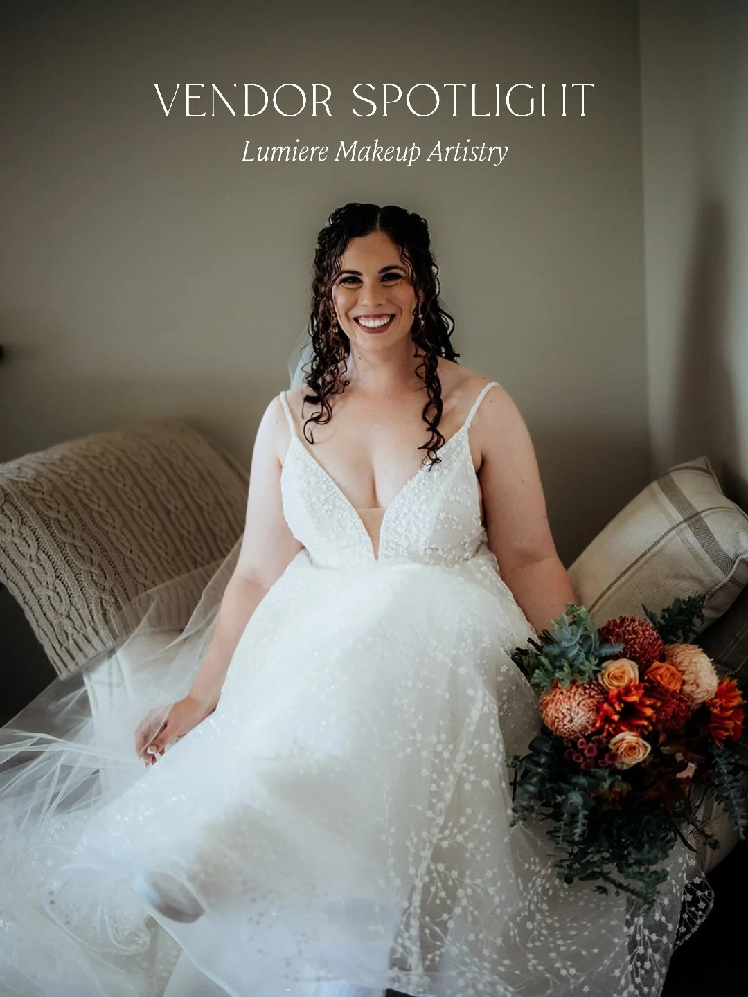 Known for enhancing natural beauty with a soft, refined touch, @lumieremakeupartistry creates makeup looks that feel timeless, polished and completely you. Shannyn&rsquo;s bridal look is a perfect example - truly elegant, glowing, and effortlessly su