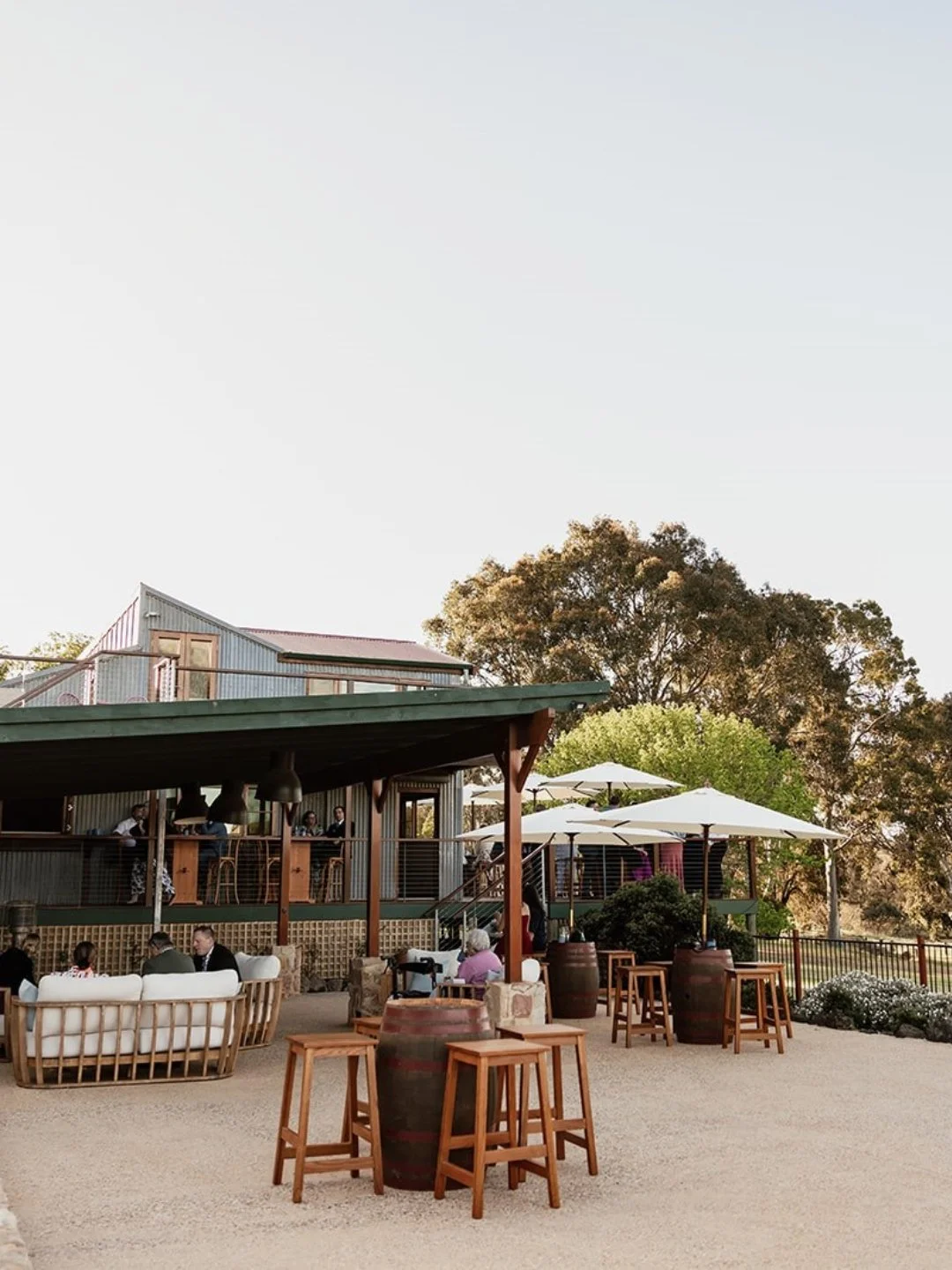 As the afternoon settles, the Shed comes to life. Laughter carries through the air, glasses clink, and conversations unfold across the veranda and under soft light. It&rsquo;s a space made for gathering and celebration that lingers 💛 

Book a privat
