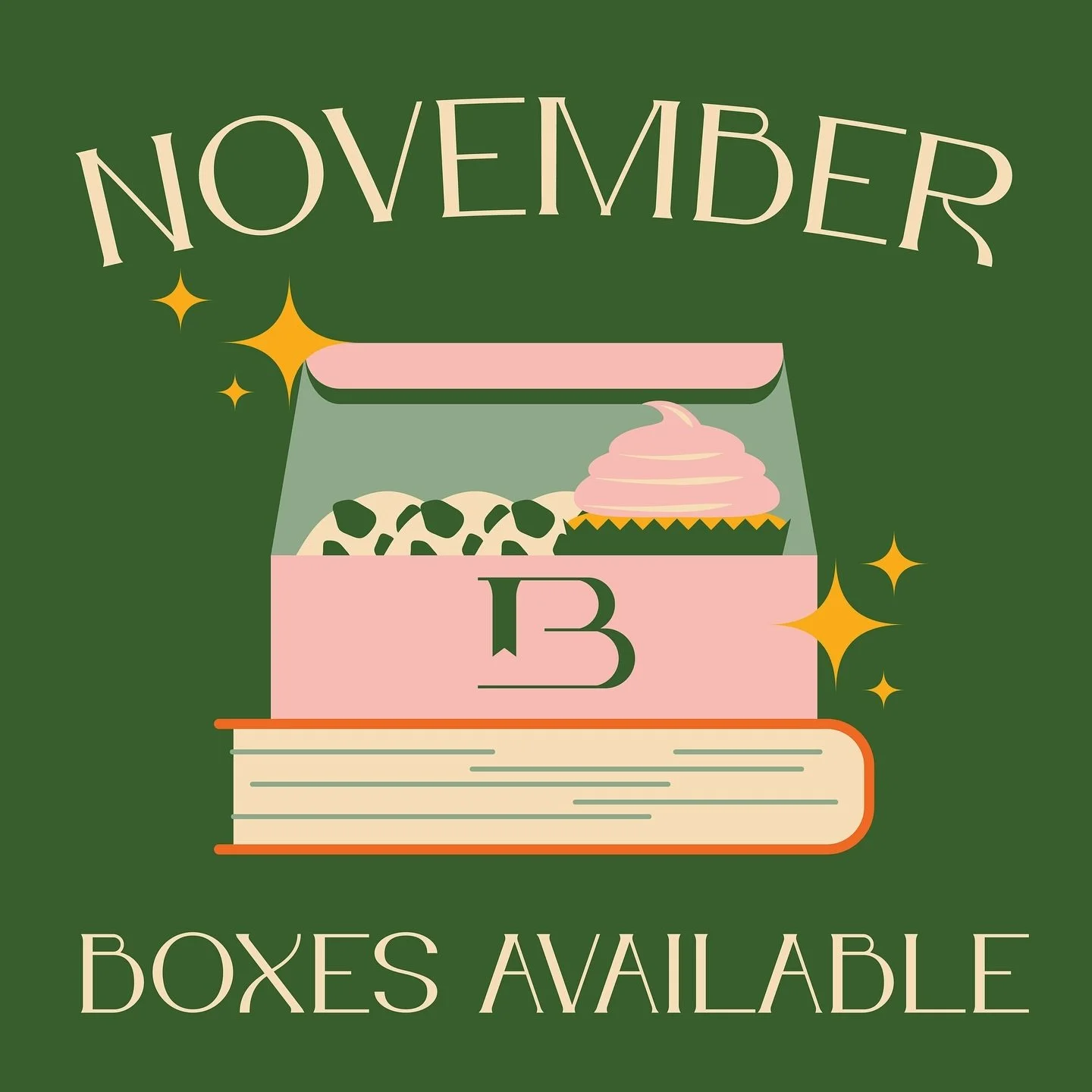 It&rsquo;s time to announce our next Baker&rsquo;s Box! We&rsquo;re thinking up some cozy fall flavors for this one. Each box comes with an assortment of 12-13 baked goods and they will be ready for local delivery/pickup on November 8th &amp; 9th. Th