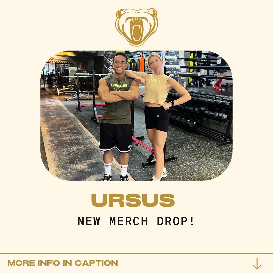 URSUS New Merch Drop 🆕🫳🏼

We are absolutely thrilled to let you know that our new merch is now available to buy! 

Choose from:
-  khaki green unisex muscle tank 
- cream cropped muscle tank

Pick yours up in store at URSUS for $250! 

Don&rsquo;t