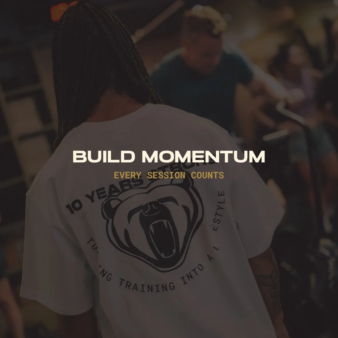 Motivation gets you started but momentum keeps you going.

Waiting to feel motivated is the fastest way to stay stuck; here&rsquo;s how to build real momentum and see real results in the gym.

- Start small: Start with realistic and achievable goals 