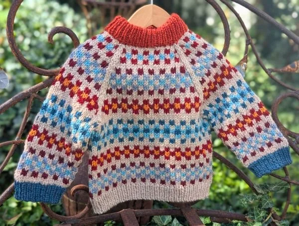 How Do Cheerful Colors, Checks, and a Child’s Sweater Come Together?