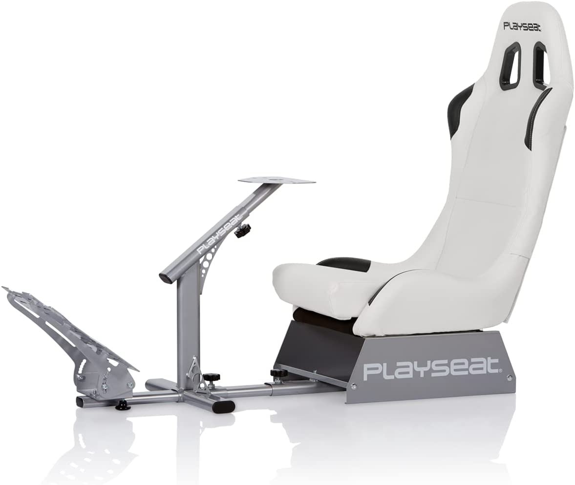 Playseat Evolution Sim Racing Cockpit | Comfortable Racing Simulator Cockpit | Compatible with All Steering Wheels &amp; Pedals on The Market