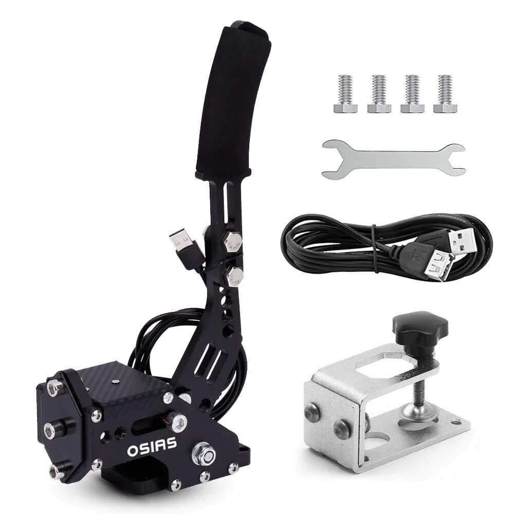 OSIAS 64Bit PC USB Handbrake，Sim Handbrake With Clamp