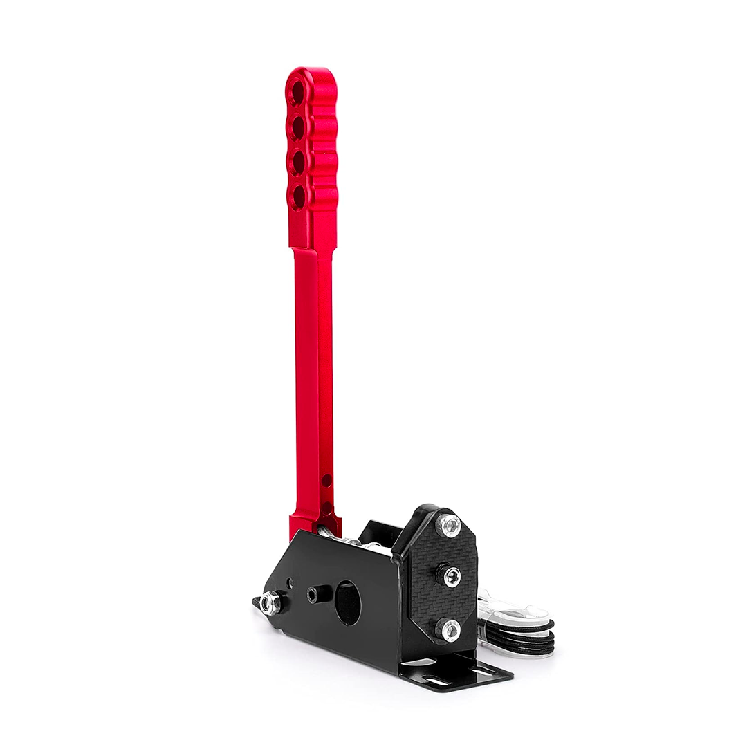 64 Bit USB PC Racing Sim Handbrake, Hall Sensor with 78 inch USB Cable(Without Clamp, Red)