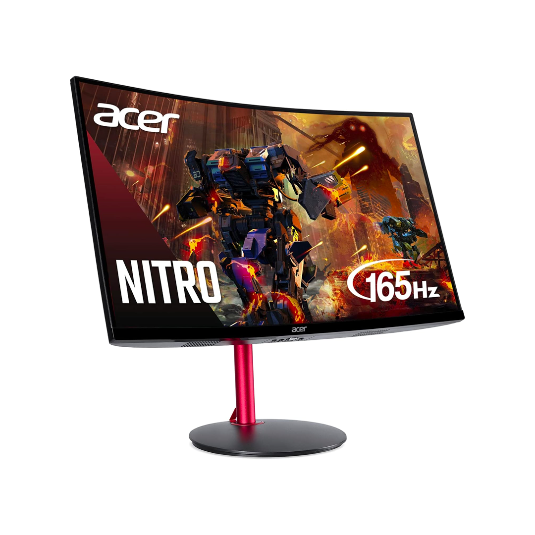 Nitro by Acer 27" Full HD 1920 x 1080 1500R Curve PC Gaming Monitor | AMD FreeSync Premium | 165Hz Refresh