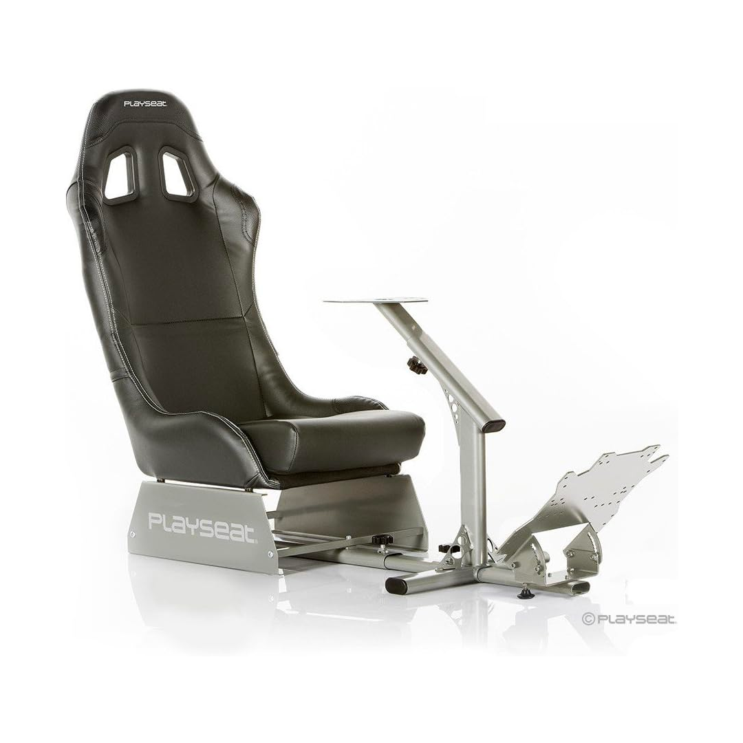 Playseat Evolution Sim Racing Cockpit | Comfortable Racing Simulator Cockpit | Compatible with all Steering Wheels &amp; Pedals on the Market