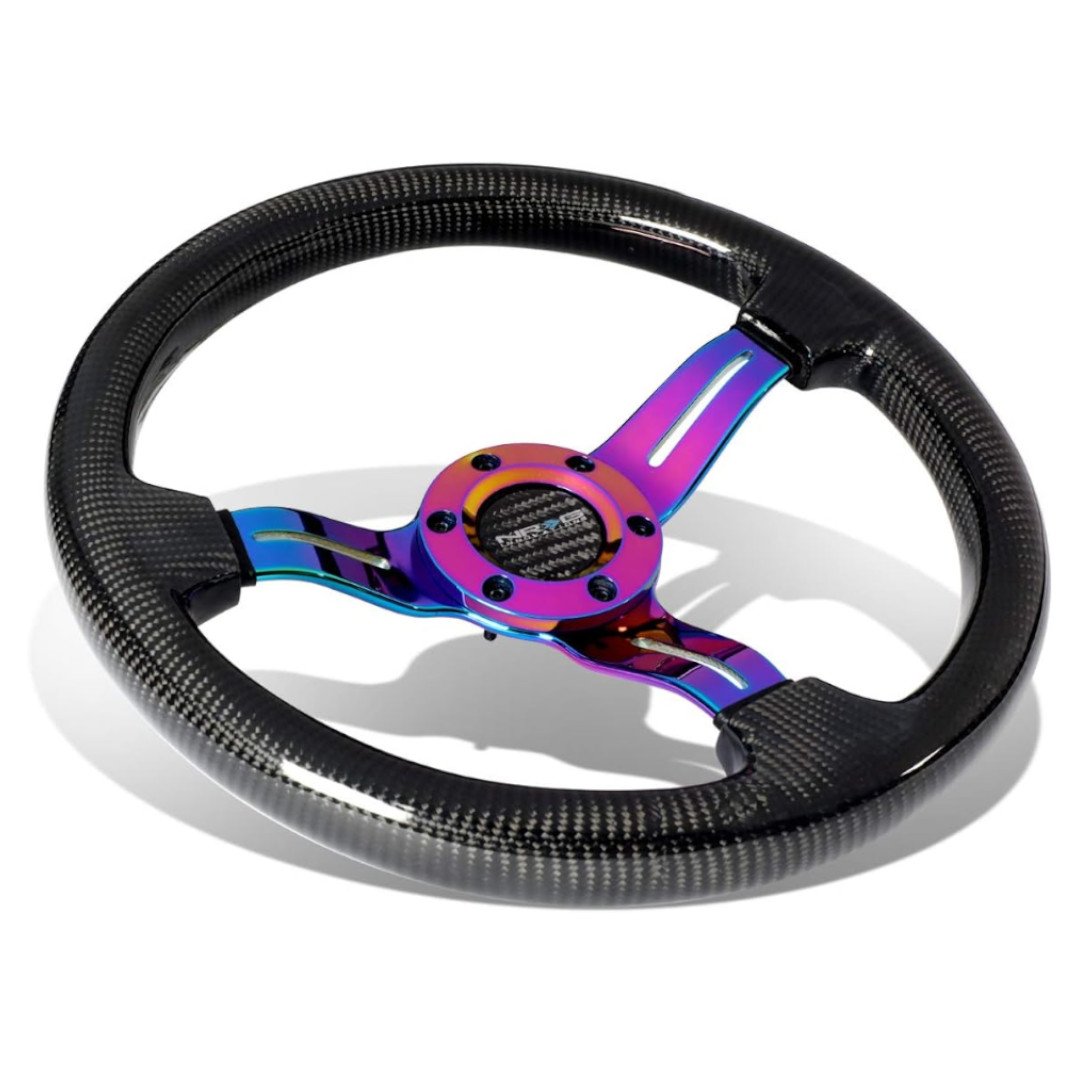 NRG Innovations NRG-ST-010MC-CF Carbon Fiber Steering Wheel 350mm