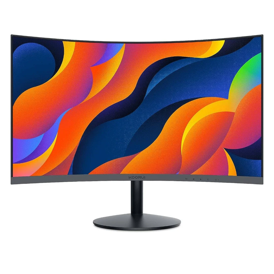 KOORUI 27-inch Curved Monitor- Full HD 1080P 75Hz