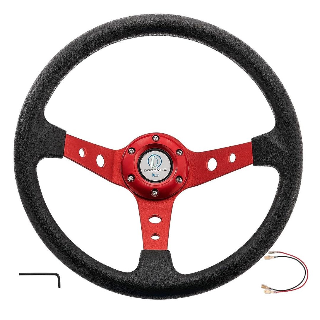 Universal Deep Dish Steering Wheel 13.8”/350mm 6 Bolts