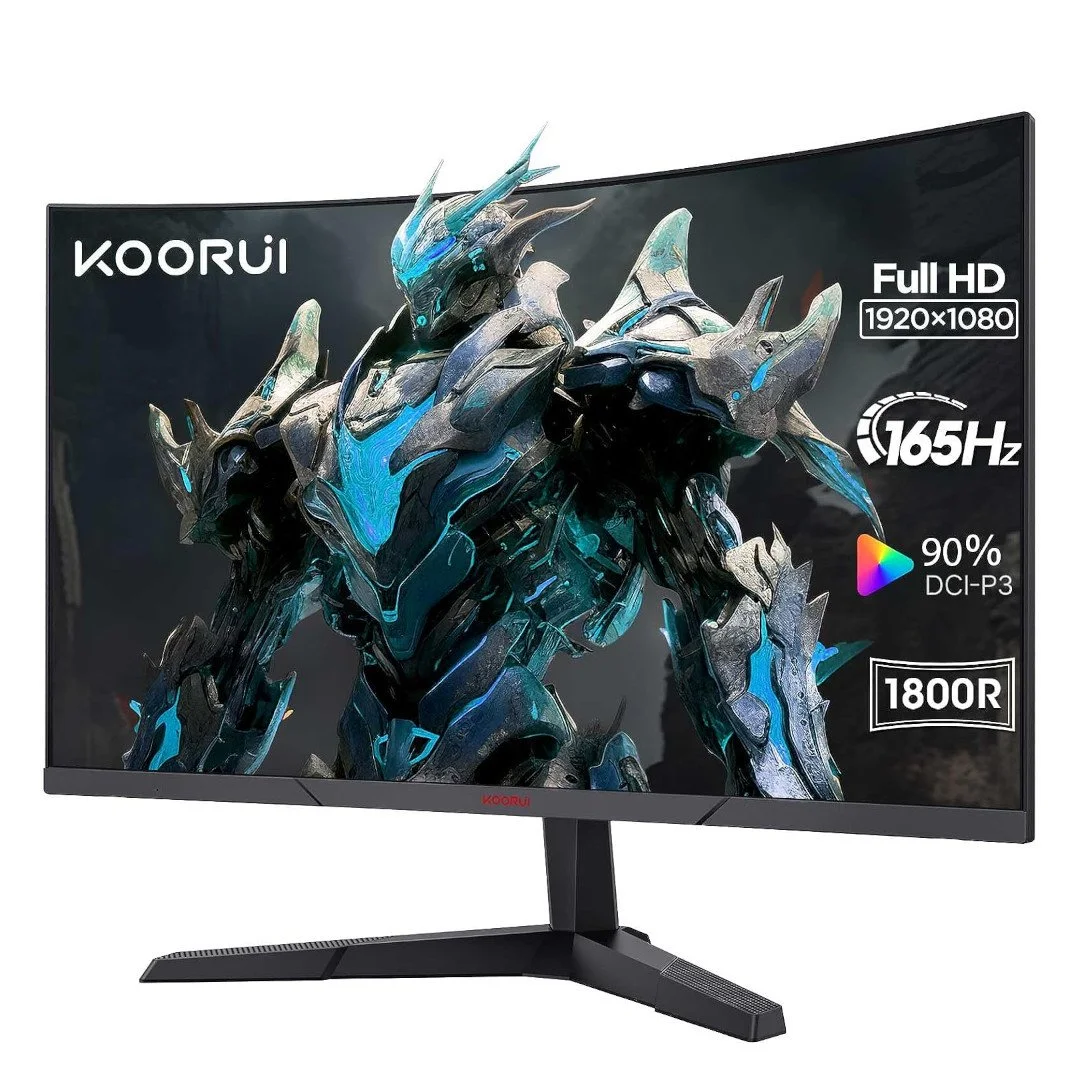 KOORUI 24 Inch Computer Monitor - FHD 1080P Gaming Monitor 165Hz VA 1ms