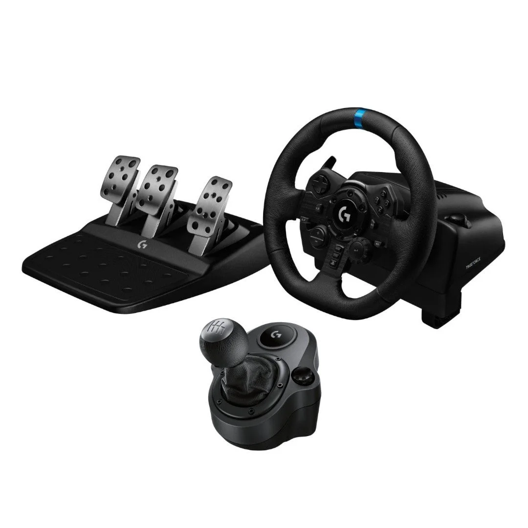 Logitech G923 Racing Wheel, Pedals and Shifter