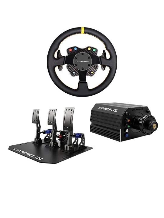 CAMMUS DDWB 15NM + LC100 Pedals + GT1 Steering Wheel