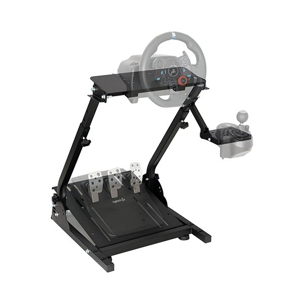 Racing Wheel Stand, Height Adjustable &amp; Foldable Steering Wheal Stand