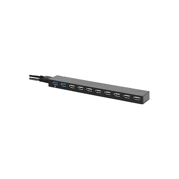 Amazon Basics USB 3.0, 10 Port HUB With AC Adapter, Black