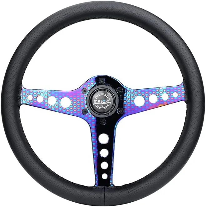 NRG Innovations NRG-ST-034MC-PR Light Weight Gaming Steering Whee
