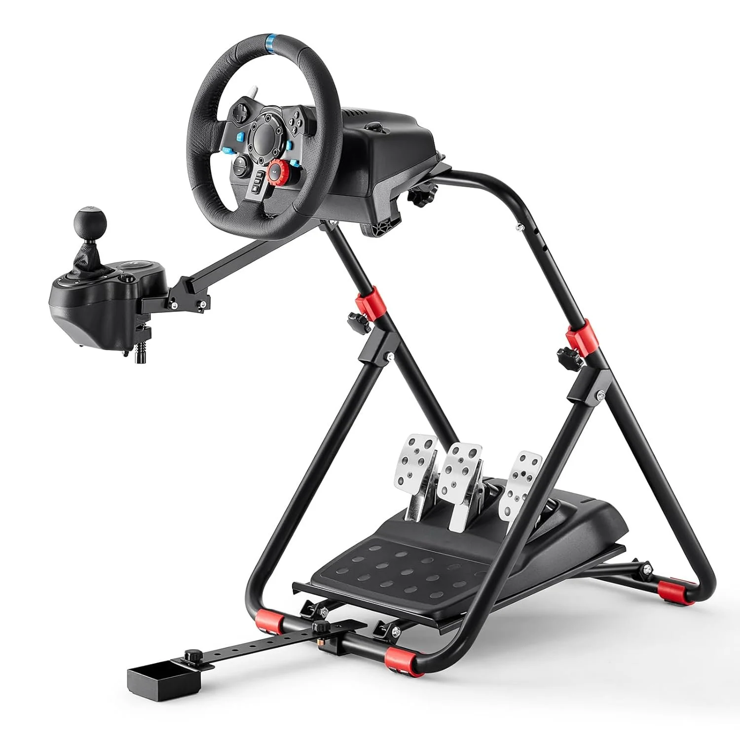 Racing Wheel Stand Foldable Steering Wheel Adjustable Stand Racing Simulator Cockpit