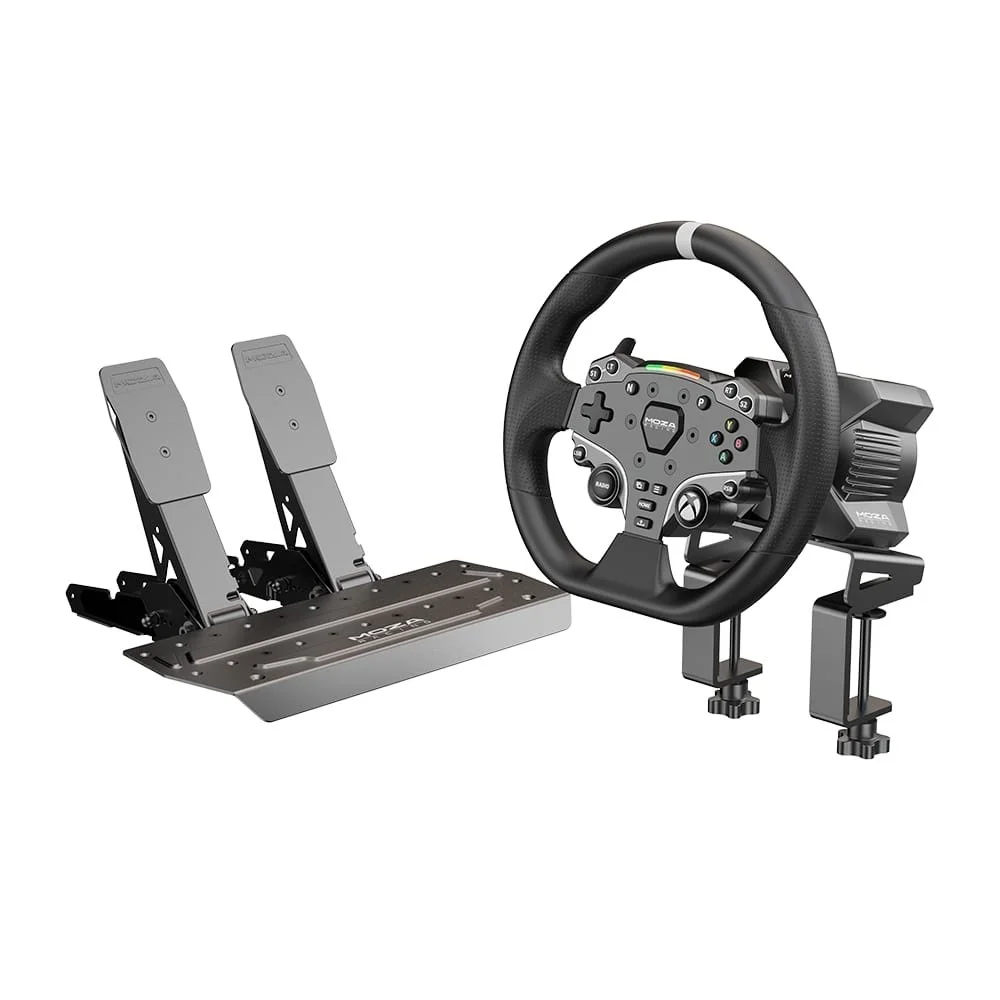 MOZA R3 Racing Wheel and Pedals for Xbox &amp; PC