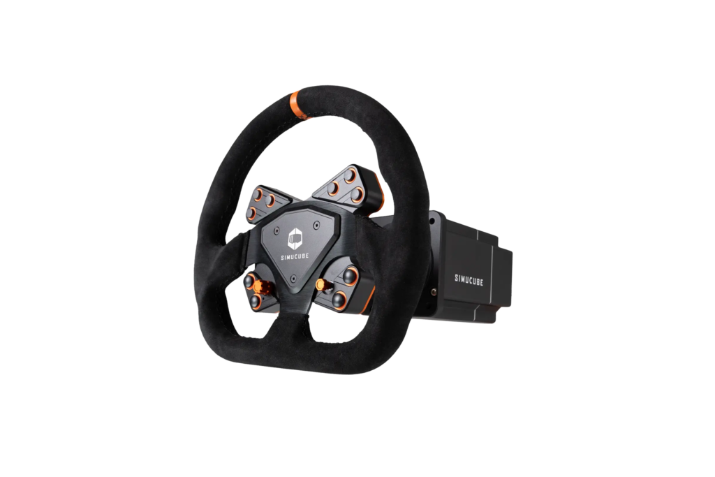 Simucube 2 Sport Wheelbase and Simucube Tahko GT-21 Black Edition Steering Wheel