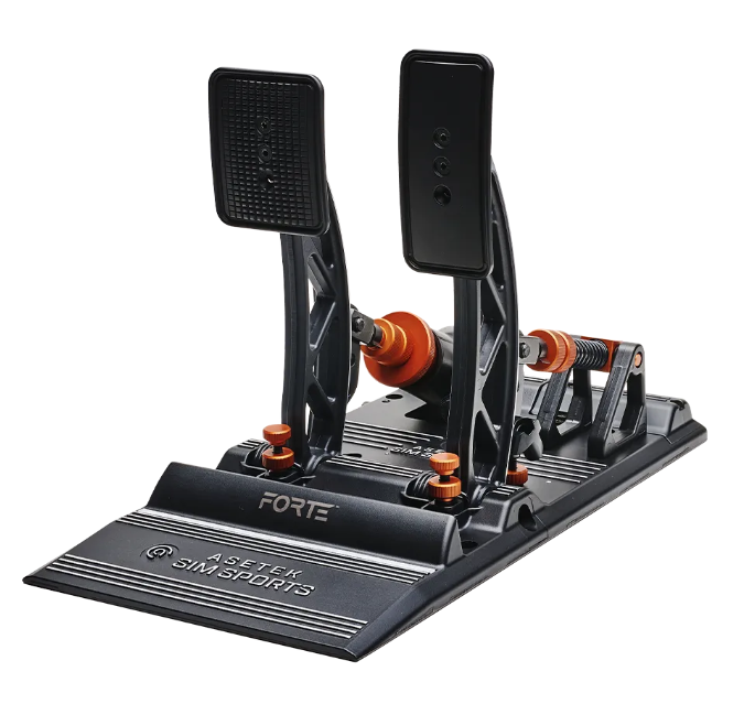 Asetek SimSports Forte Sim Racing Pedals - Brake &amp; Throttle