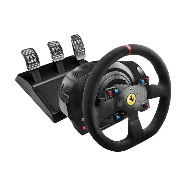 Thrustmaster T300 Force Feedback Ferrari Alcantara Edition Racing Wheel Bundle