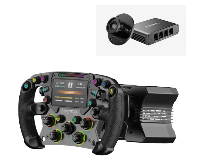 MOZA R9 V3 &amp; FSR2 Formula Wheel &amp; Hub Kit Bundle