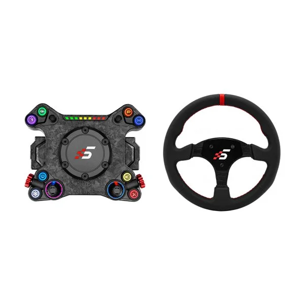 Simagic NEO X Hub with Leather Steering Wheel