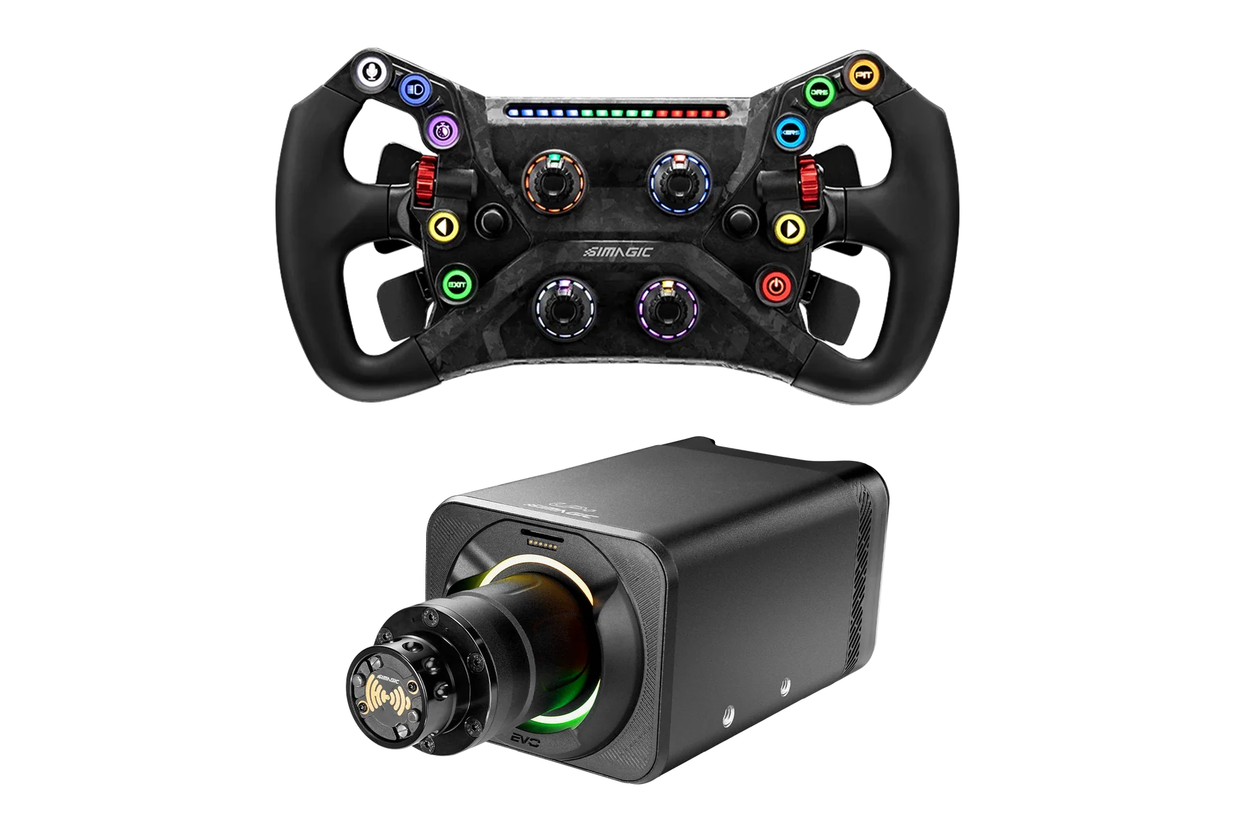 Simagic Alpha EVO Pro 18Nm Wheel Base &amp; GT NEO Steering Wheel Bundle