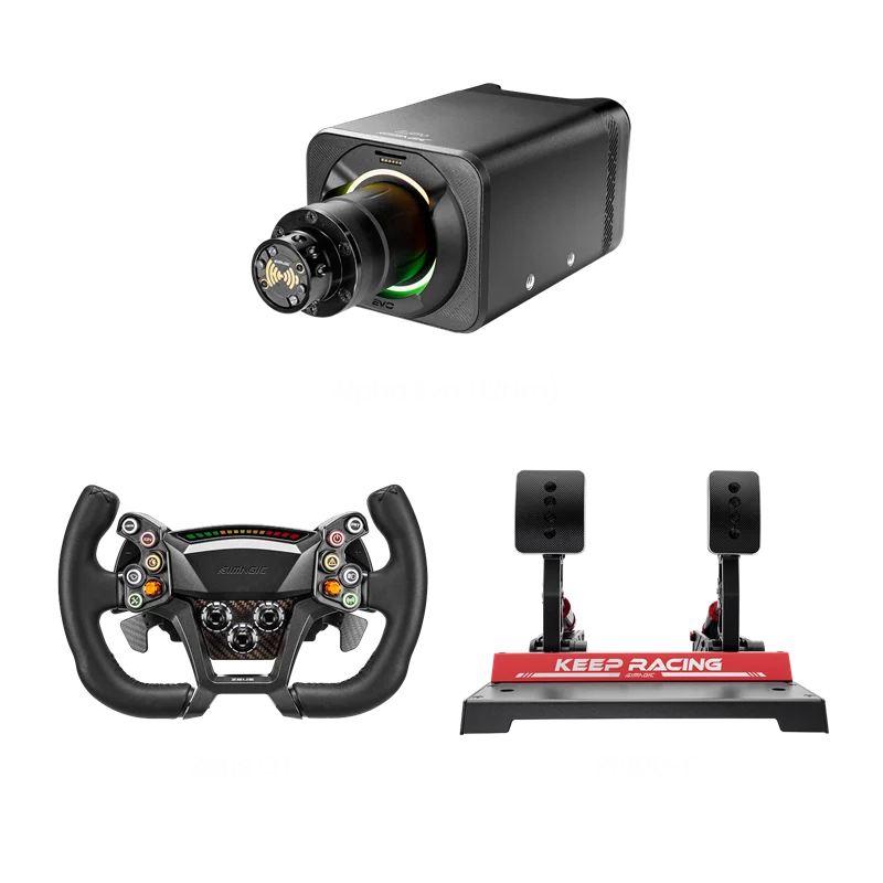 Simagic Alpha EVO 12Nm + Zeus GT + P1000-F