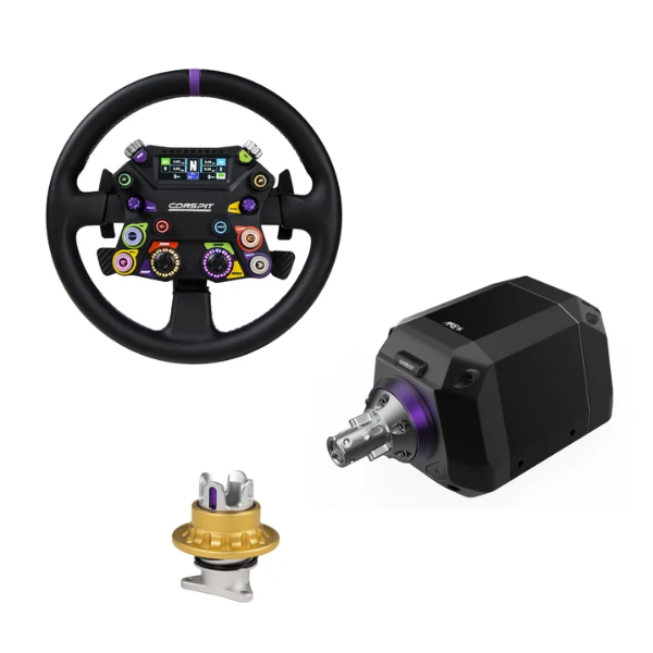Conspit Ares 12 Nm Pack – DD base, wheel and pedals