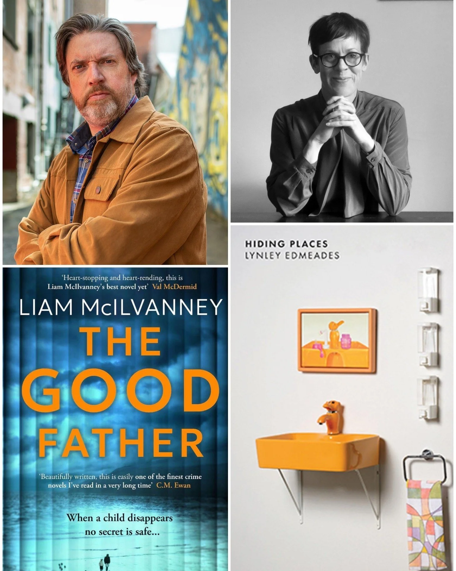 💥 How do writers transform the raw material of life into compelling literature? Join Louise Wallace @louise.wallace_  with acclaimed authors Liam McIlvanney @liammcilvanneybooks and Lynley Edmeades @lynleyedmeades  as they explore the decisions and 
