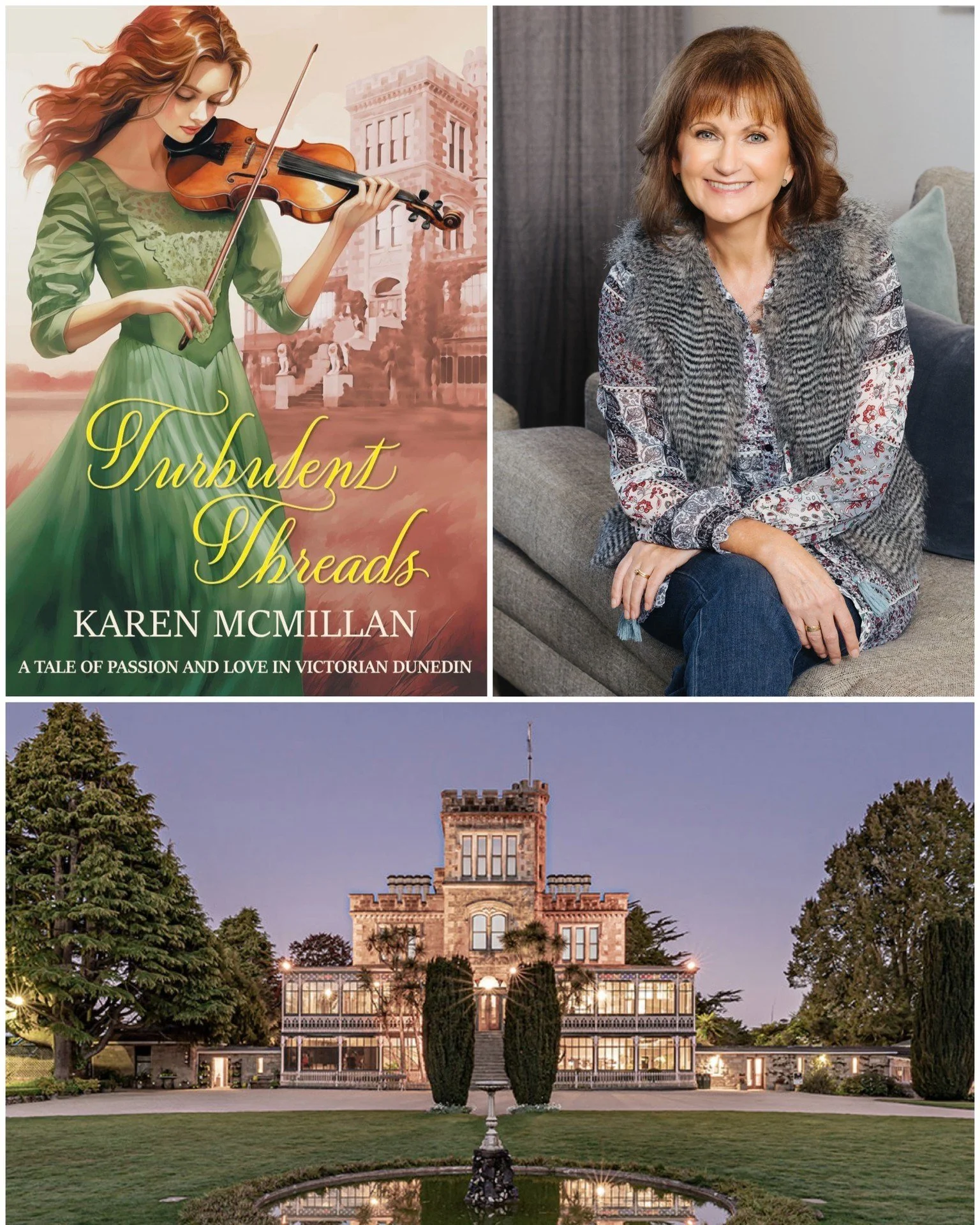 🏰 Experience Larnach Castle @larnachcastle like never before!  Along with a bespoke tour of the castle, canap&eacute;s and drinks, join bestselling historical novelist Karen Mcmillan @karenmcmillanauthor as she explores how pivotal moments in histor