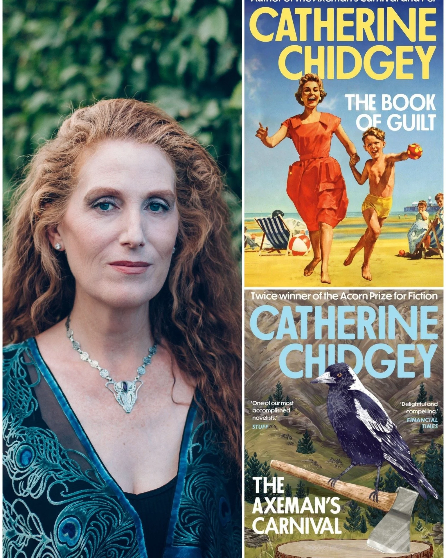 Join acclaimed novelist Catherine Chidgey @catherinechidgey and Ōtepoti favourite Jeff Harford @sheltonpresley for an exploration of fiction&rsquo;s power to illuminate the shadows of human nature. 

In her latest work, The Book of Guilt, Chidgey cra
