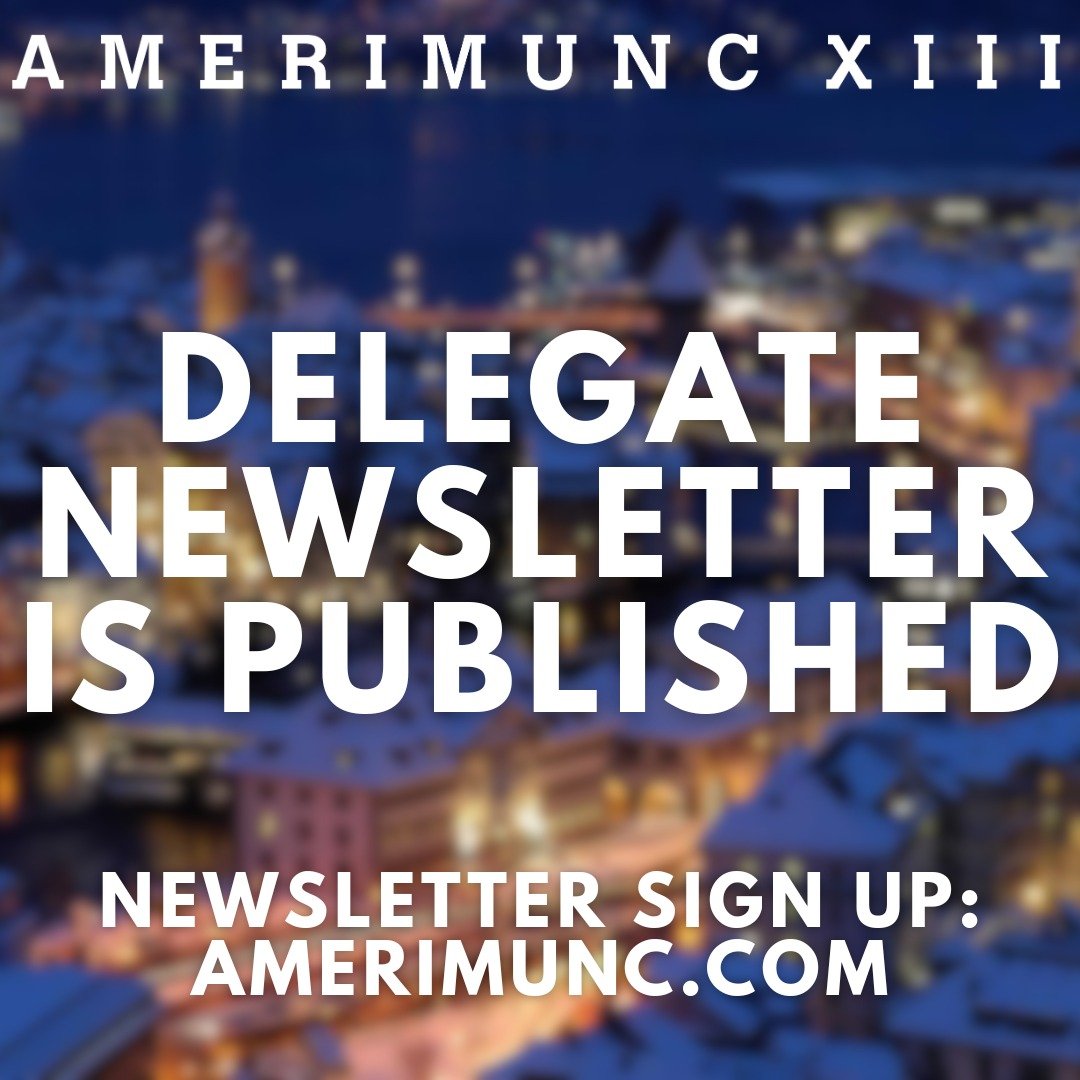 This month's delegate newsletter IS NOW OUT!! Check your emails for an exciting new edition of the AMERIWIRC press as we take a deep dive into some important European countries, spotlight some of our amazing secretariat members, and give some updates