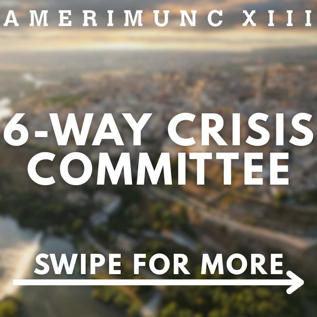 Get excited: AmeriMUNC XIII's exclusive 6-way JCC's almost here! Engage with six cabinets working together to tackle the Energy Crisis in Europe, with conference-wide consequences to their actions and integration between committees like never before!