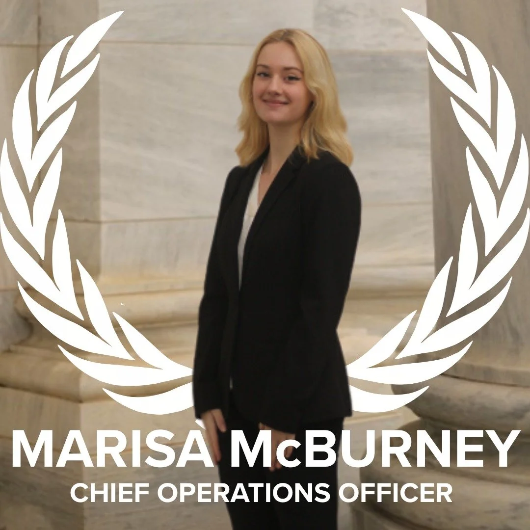Hi! My name is Marisa McBurney, and I am the Chief Operations Officer for AmeriMUNC XIII. I&rsquo;m in my senior year at AU, and I&rsquo;m an International Studies major and a Spanish Language minor. As Chief Operations Officer (COO), I handle a lot 