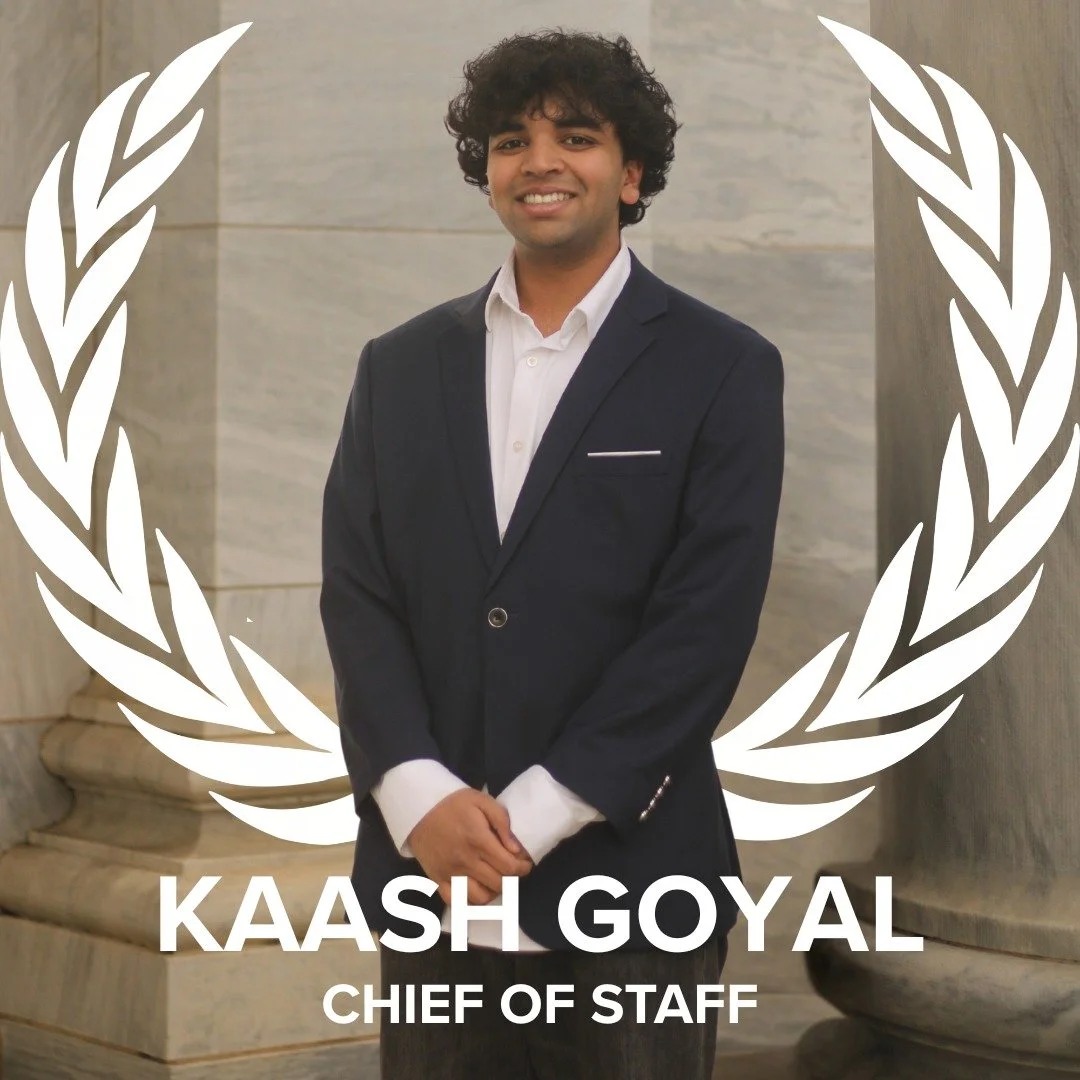 With early registration in full swing here are our next round of secretariat introductions: Kaash Goyal our Chief of Staff, Nico Lempieri our Chief Technology officer, and Ankita Ganesh our Chief Operations Officer!

"Hello! My name is Kaash Goy