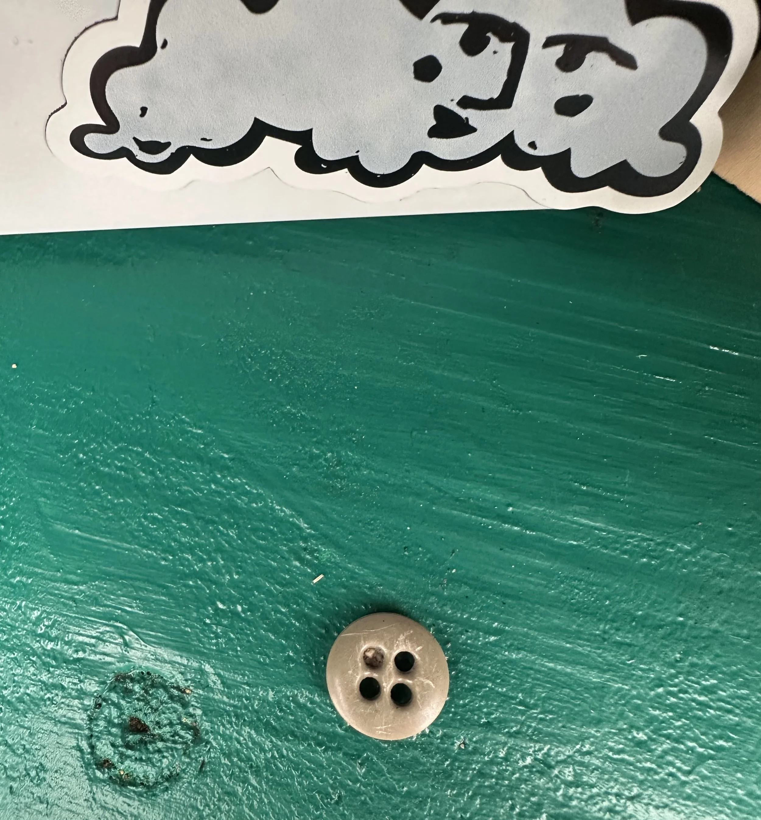 a button appears (imbued with secret capabilities?? probably!)