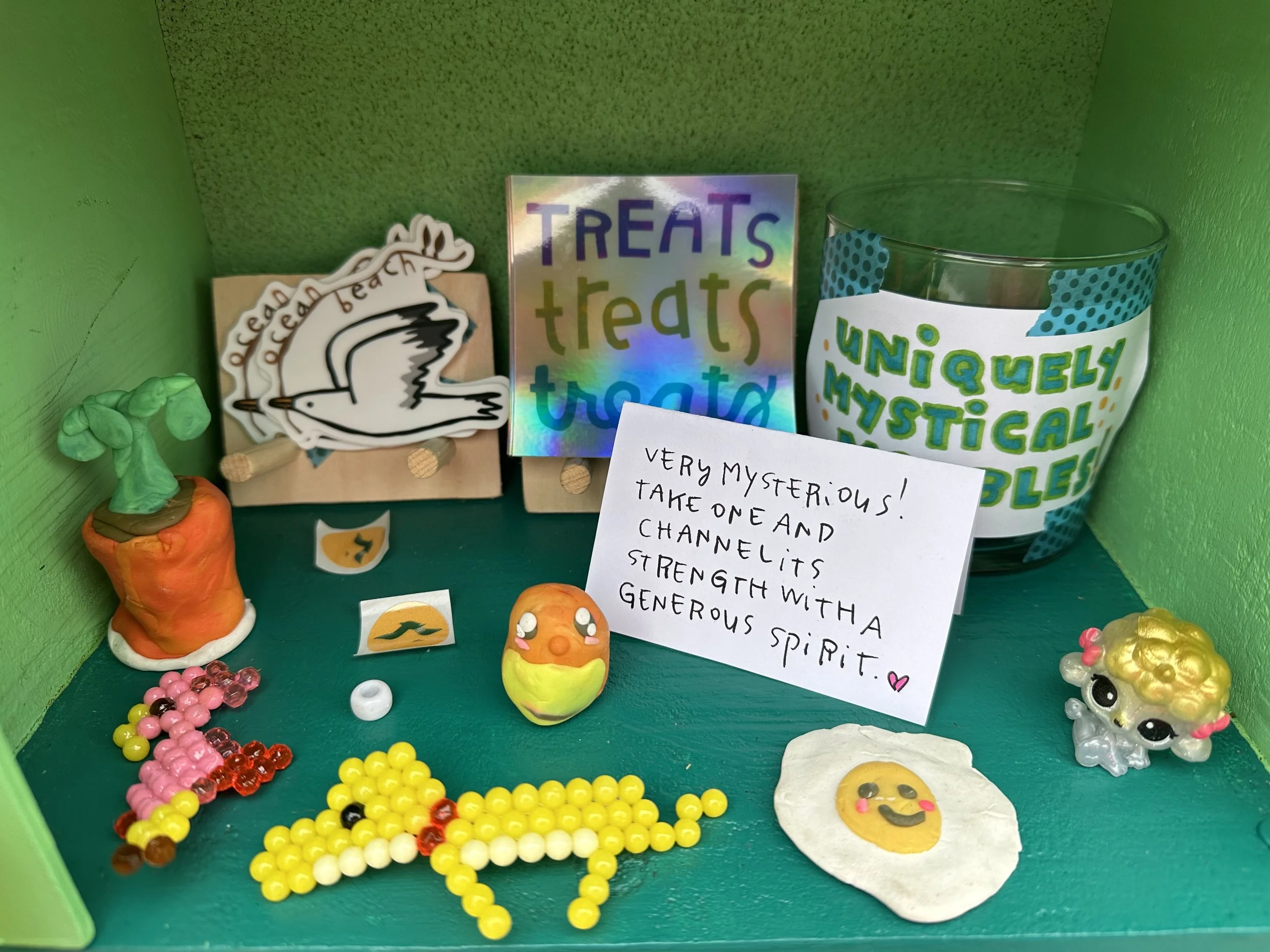 whoa! a bonanza of treats appeared!