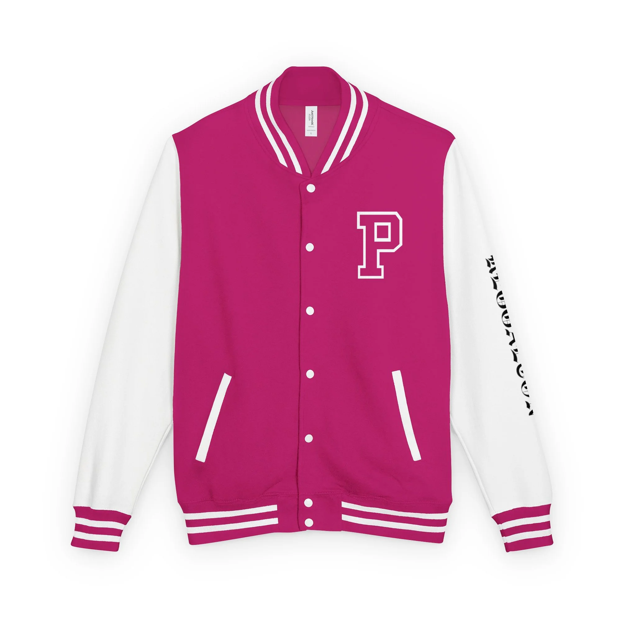 unisex-heavyweight-letterman-jacket-hot-pink-arctic-white-front-6a9999567a505.jpg