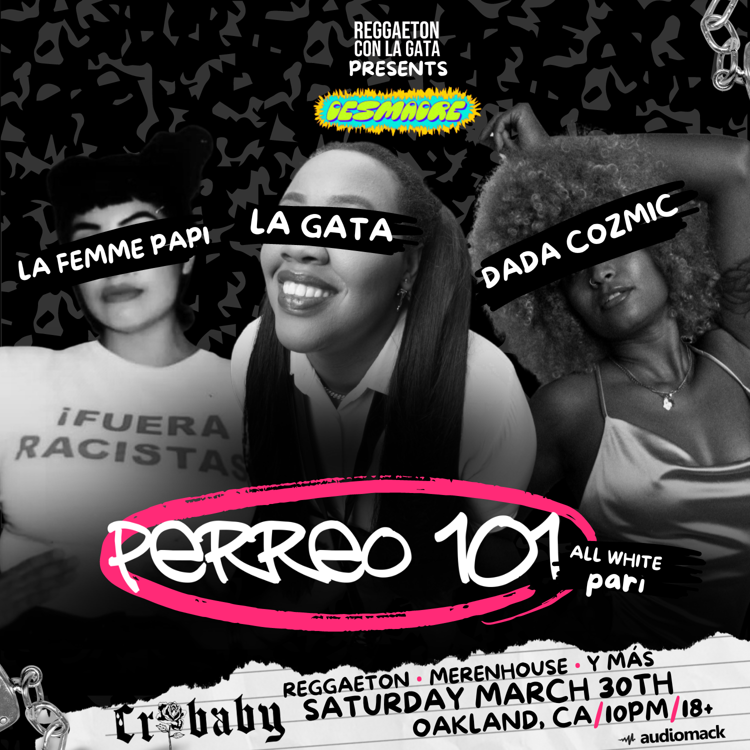 REGGAETON CON LA GATA PRESENTS PERREO 101 ALL WHITE PARI