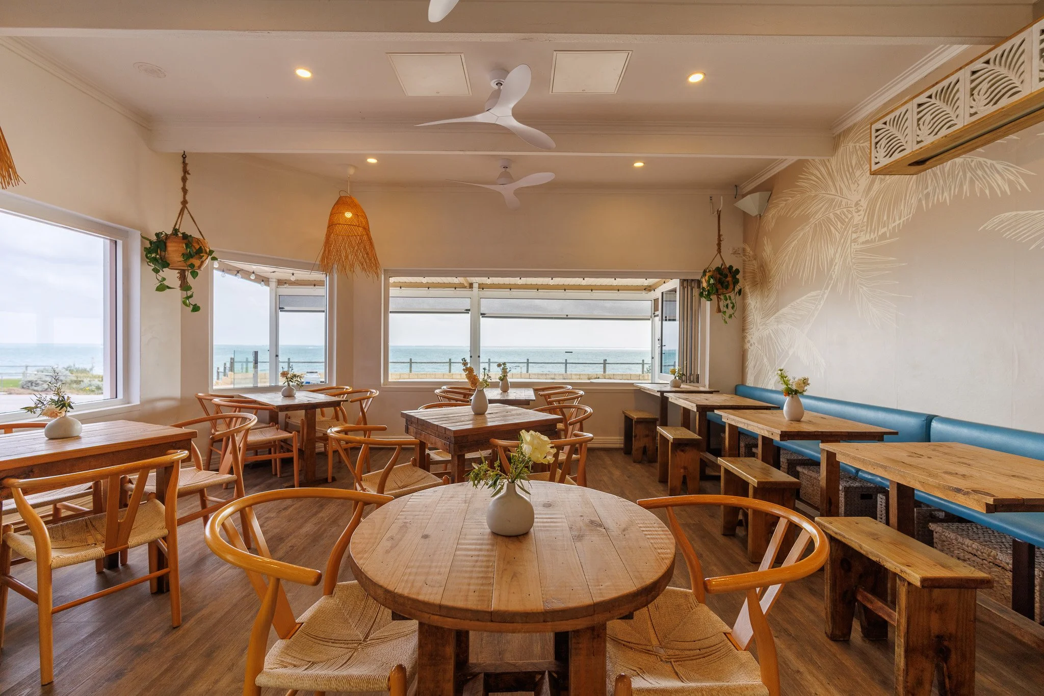 Community and corporate gathering space at Luna n Soul beachside cafe