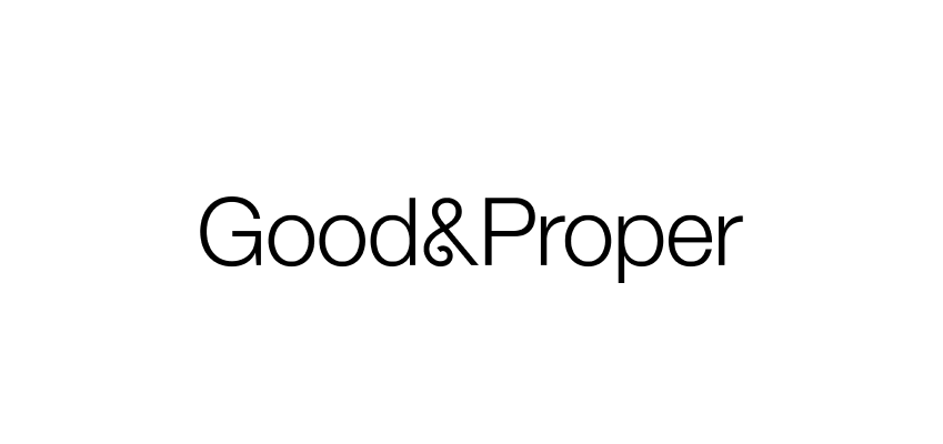 Good&amp;proper