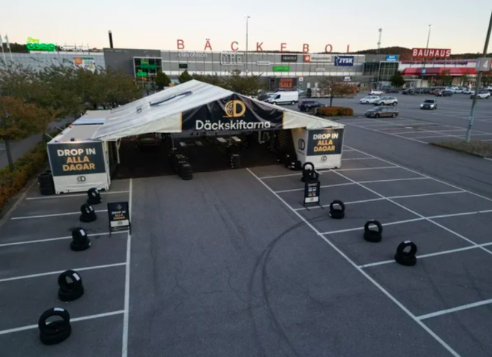 Handla middag till helgen - medan du får sommardäck på bilen