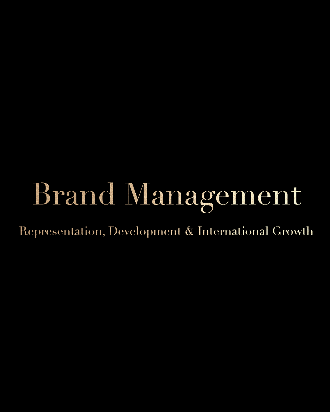 BRAND MANAGEMENT