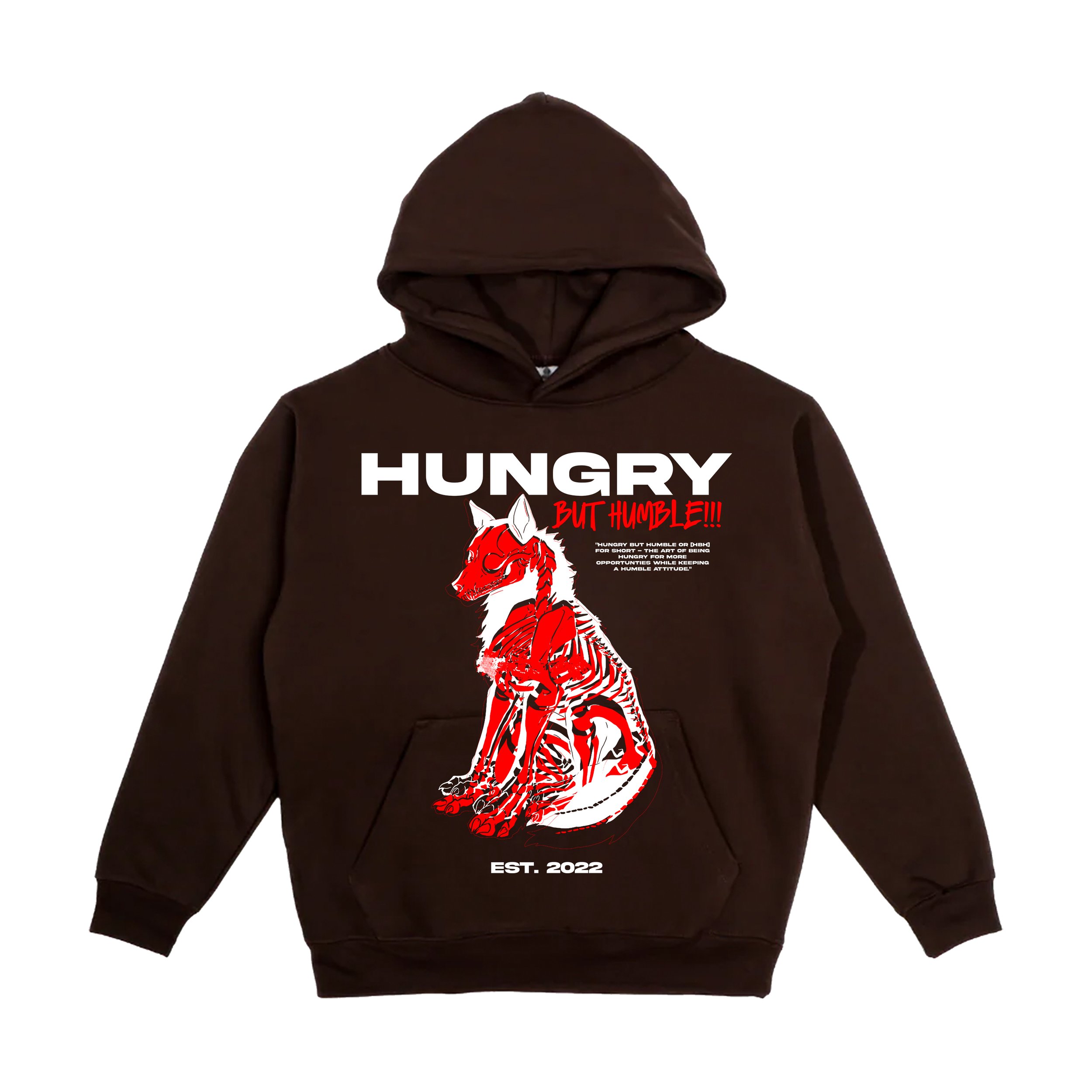 HBH X-Ray Hoodie (BROWN)