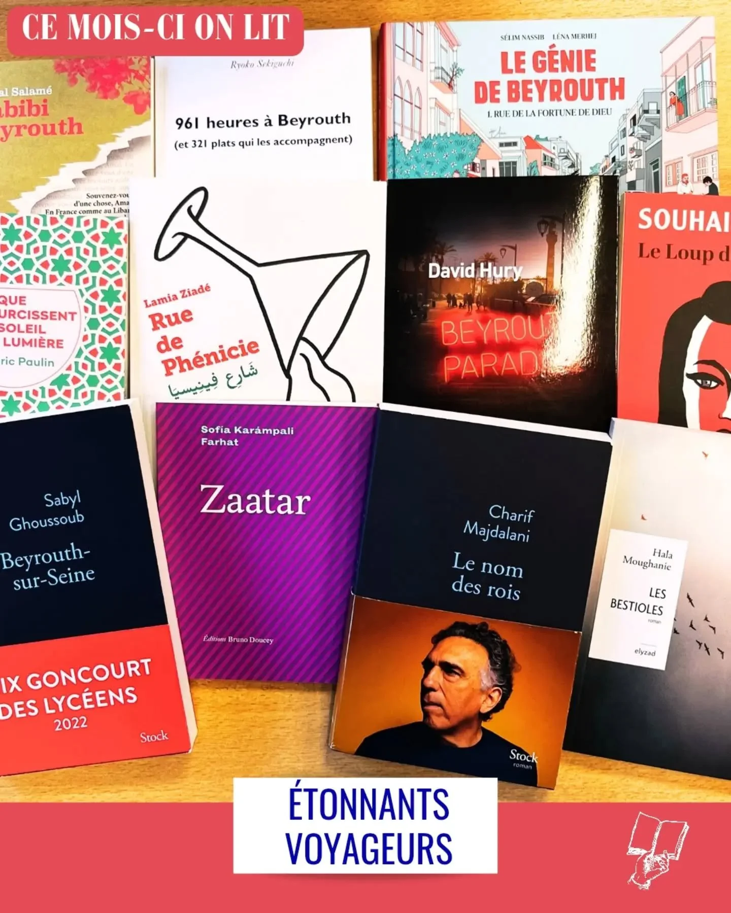 [BOOKCLUB📚] Cette ann&eacute;e, le&nbsp;festival &Eacute;tonnants voyageurs, qui se d&eacute;roulera &agrave; Saint-Malo du 23 au 25 mai 2026, a choisi de mettre &agrave; l'honneur le Liban 🇱🇧, que ce soit par le biais d'auteurs libanais et fran&c