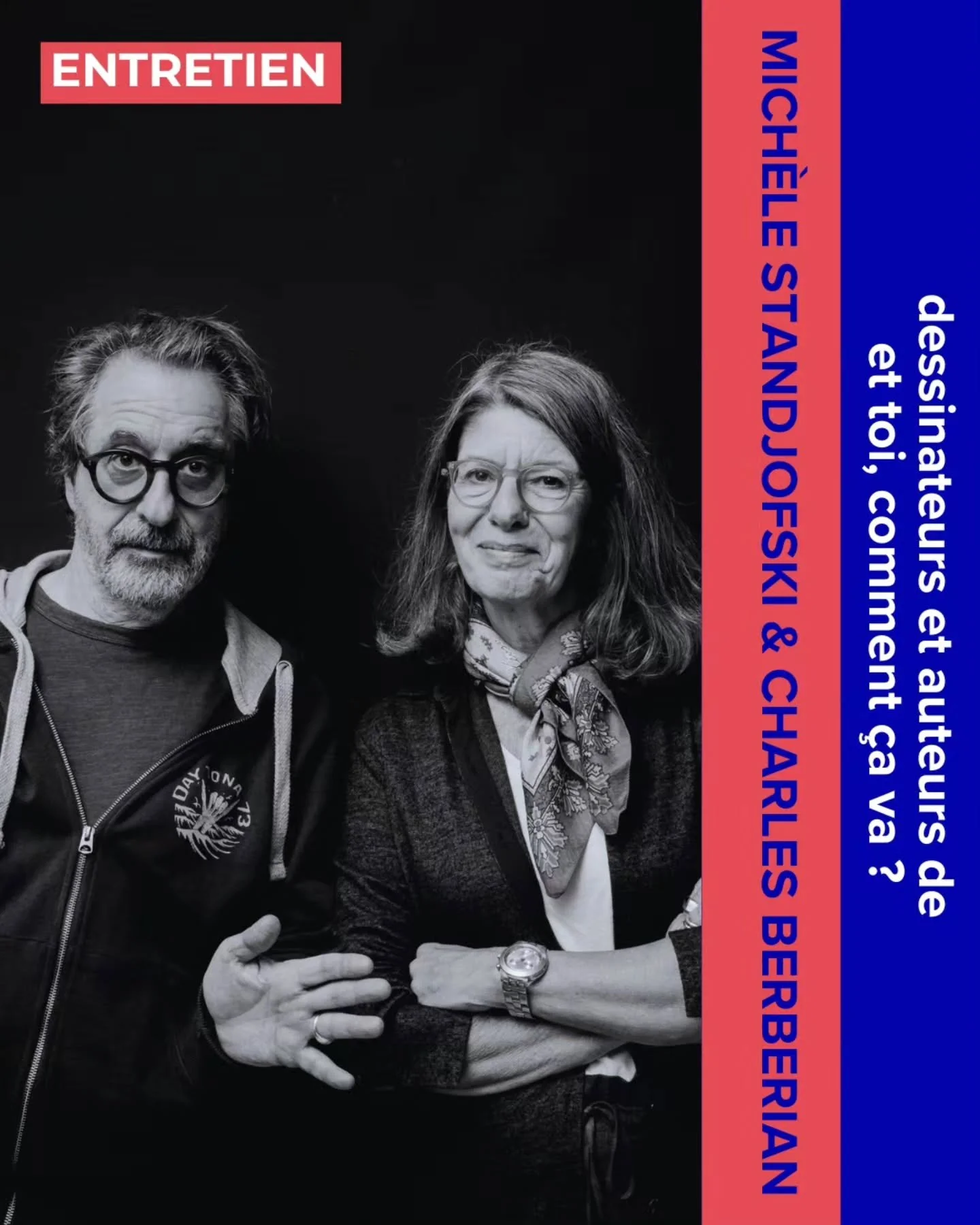 🗞[#30 ENTRETIEN] Lorsqu&rsquo;ils commencent &agrave; correspondre par dessins entre Beyrouth et Paris, apr&egrave;s le d&eacute;but de la guerre au Liban, les deux amis @michelestandjofski et @charlberberian ne pensent pas &agrave; cr&eacute;er un 