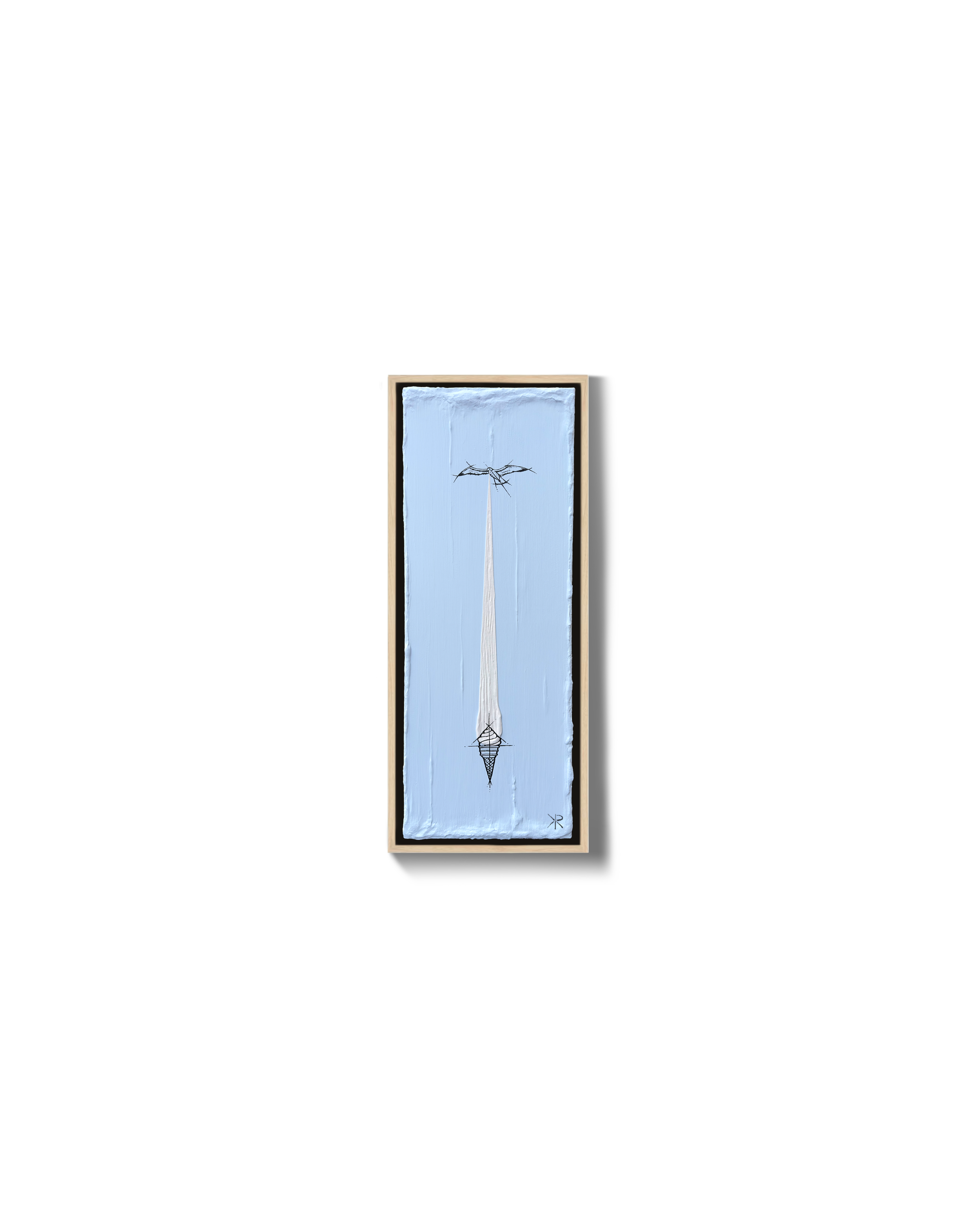 Each artwork is a handcrafted one-of-a-kind piece, created with intention and care by Kai Rump. Rooted in design thinking, these concept drawings are brought to life on a three-dimensional surface, enhanced with subtle texture and depth. The use of h