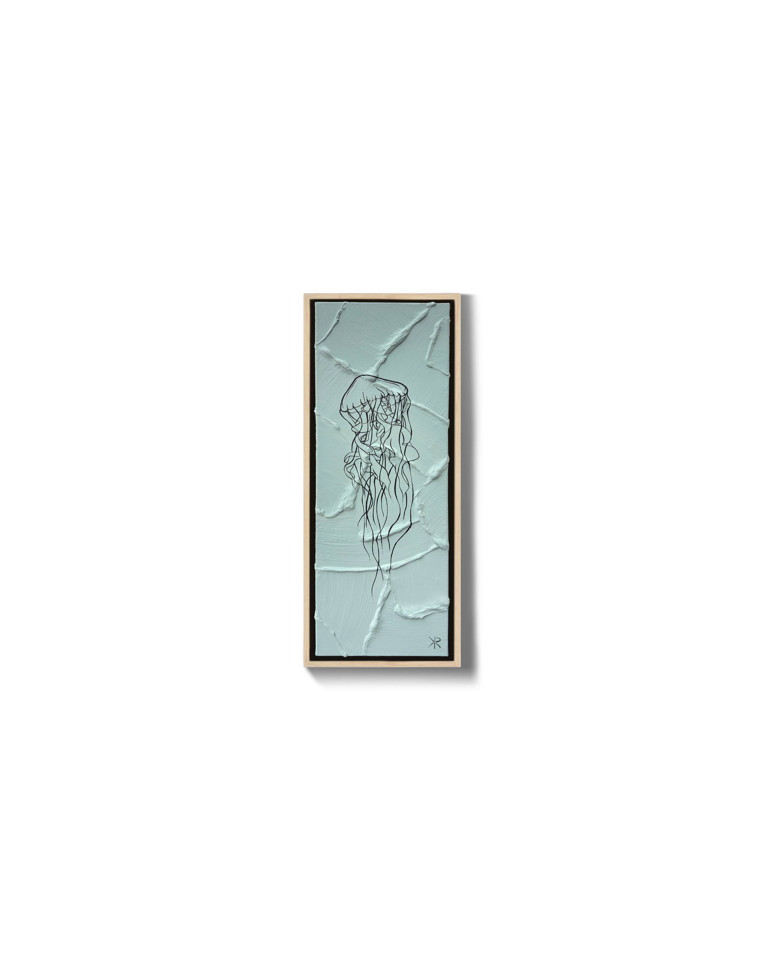 Each artwork is a handcrafted one-of-a-kind piece, created with intention and care by Kai Rump. Rooted in design thinking, these concept drawings are brought to life on a three-dimensional surface, enhanced with subtle texture and depth. The use of h